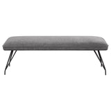 Dodson Grey Dining Bench - Ornate Home