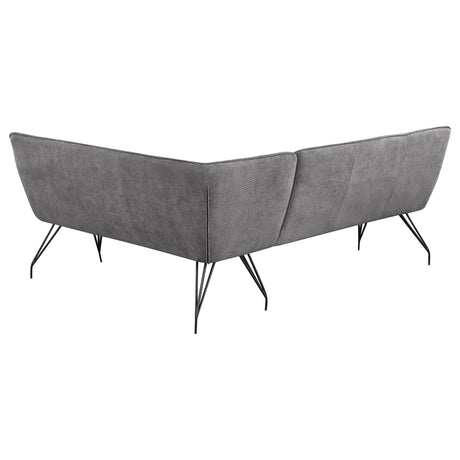 Dodson Grey Nook Dining Bench - Ornate Home