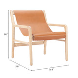 Doek Tan Accent Chair - Ornate Home