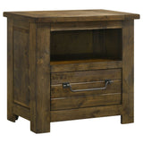 Doherty Rustic Brown 4-Piece Queen Bedroom Set - Ornate Home