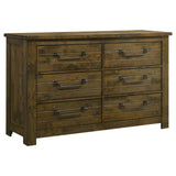 Doherty Rustic Brown 5-Piece Queen Bedroom Set - Ornate Home