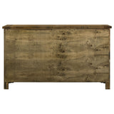 Doherty Rustic Brown 6-drawer Bedroom Dresser - Ornate Home