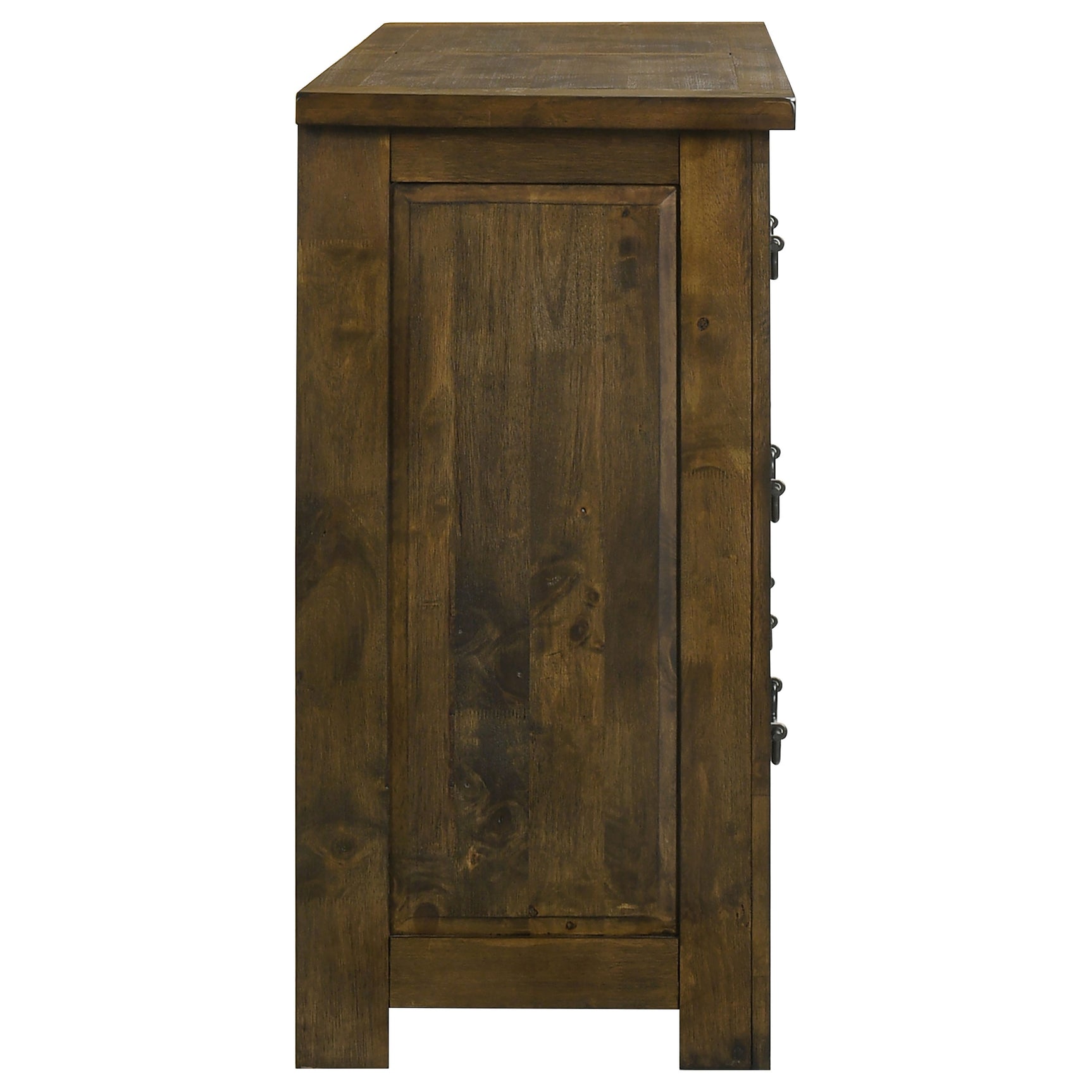 Doherty Rustic Brown 6-drawer Bedroom Dresser - Ornate Home