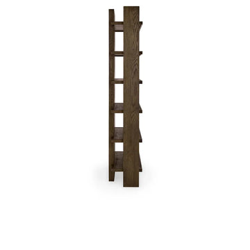 Doku Dark Brown Bookcase - Ornate Home