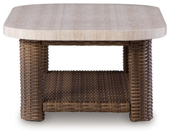 Dolan Creek Beige/Brown Rectangular Cocktail Table - Ornate Home