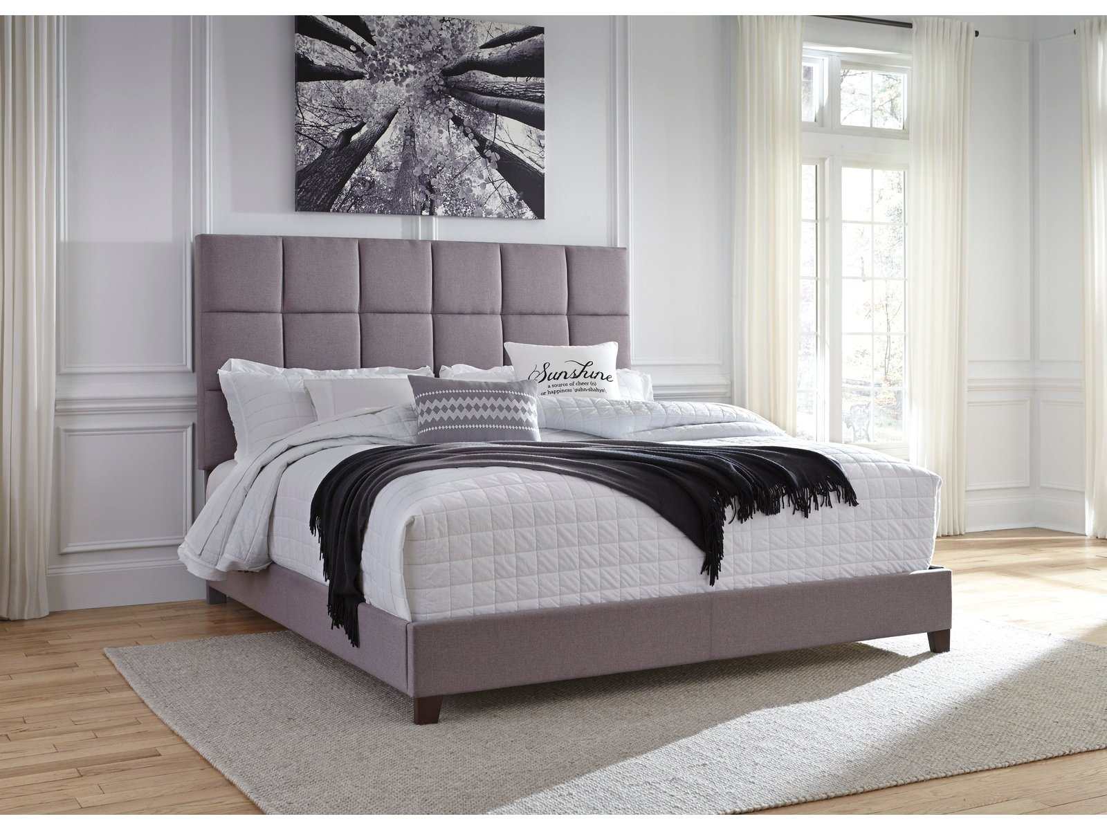 Dolante King Upholstered Bed (Online Special Price) - Ornate Home