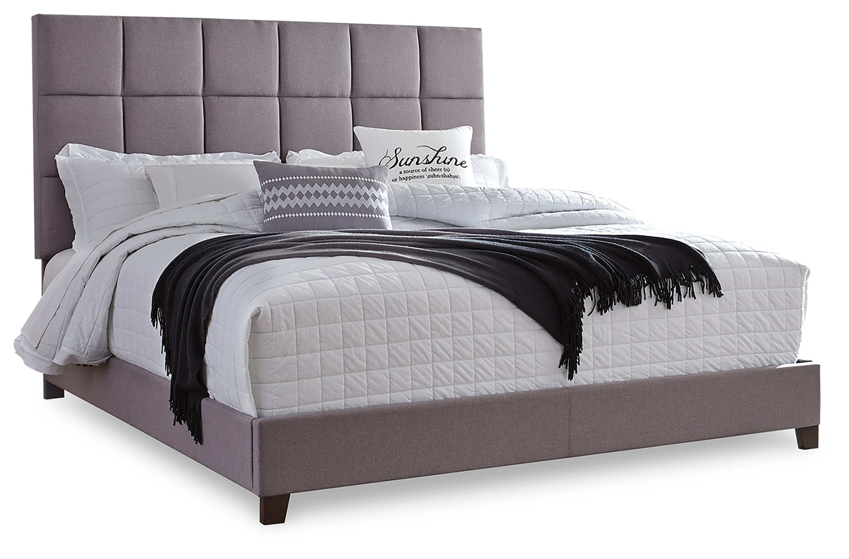Dolante King Upholstered Bed (Online Special Price) - Ornate Home