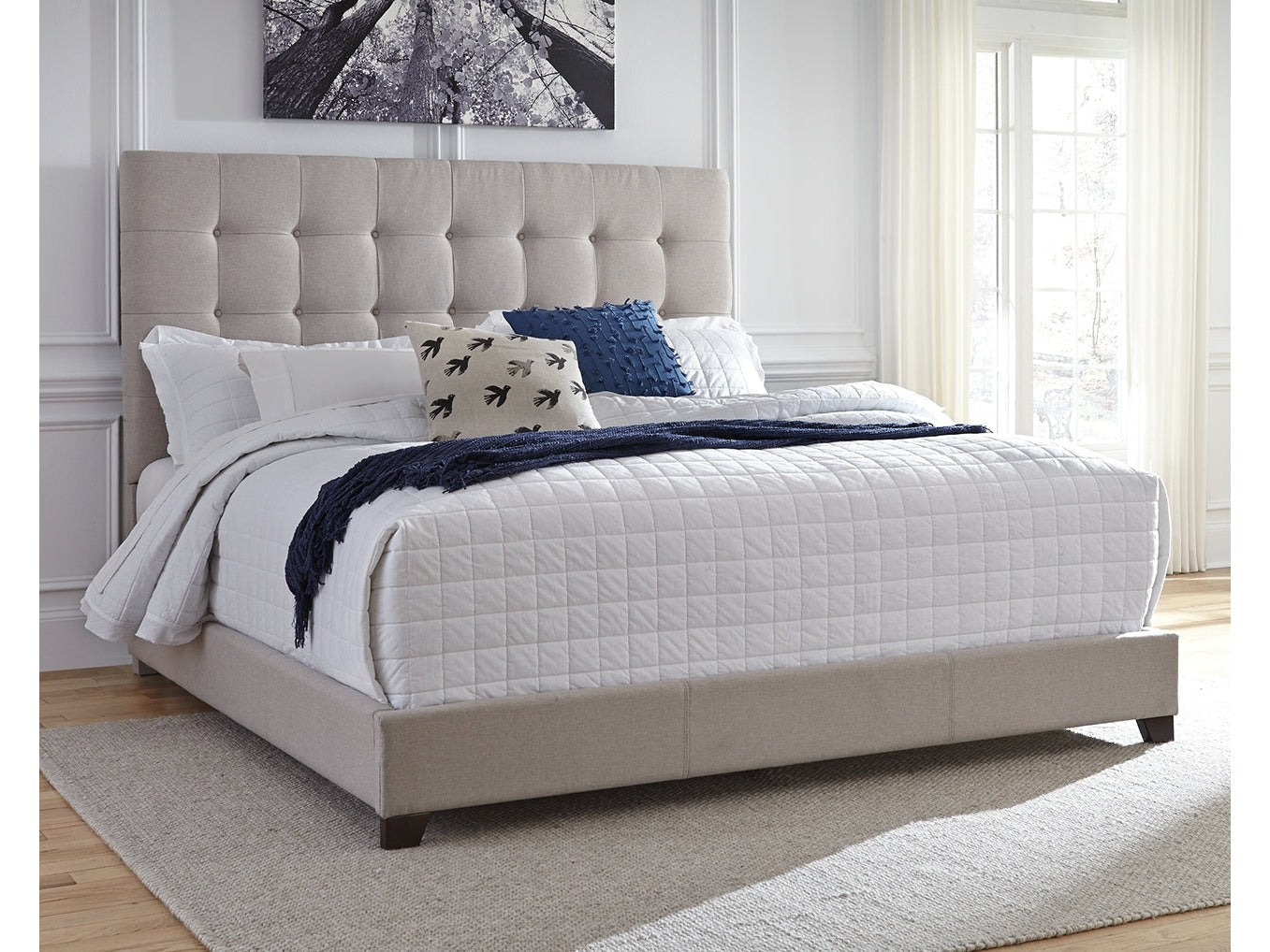 Dolante King Upholstered Bed - Ornate Home