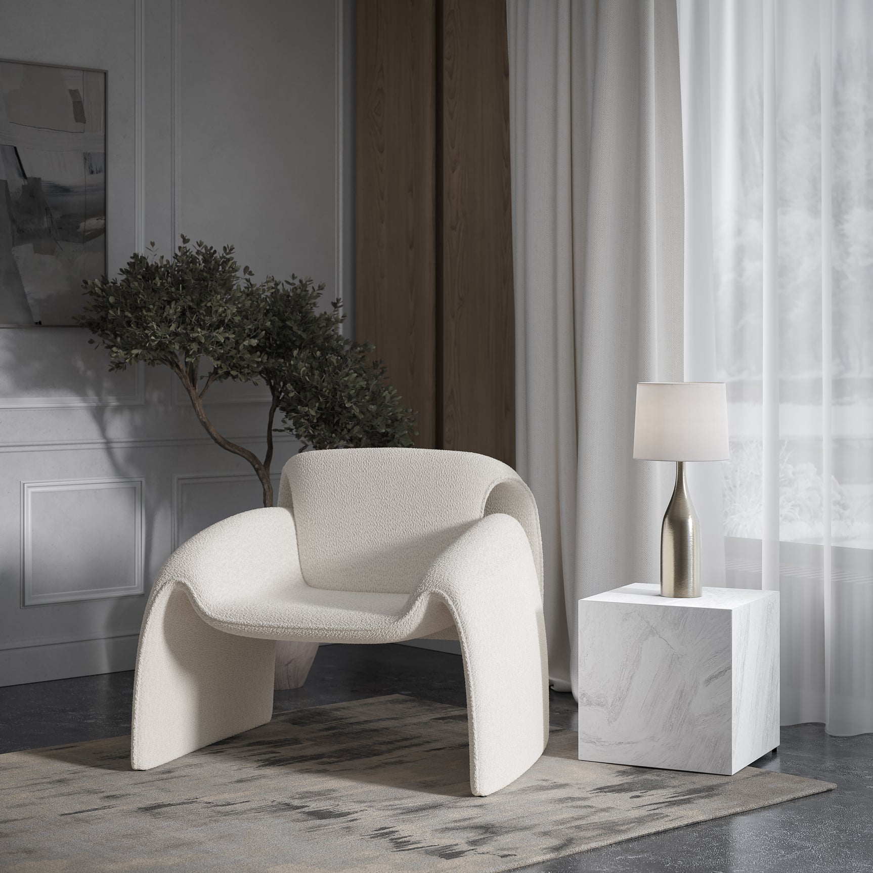Dolce Natural Accent Chair - Ornate Home
