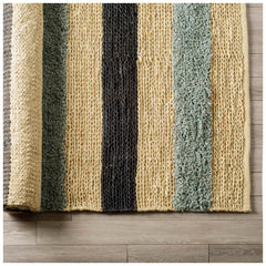 Dolman Multicolor 8x10 Jute Hand Woven Rug - Ornate Home