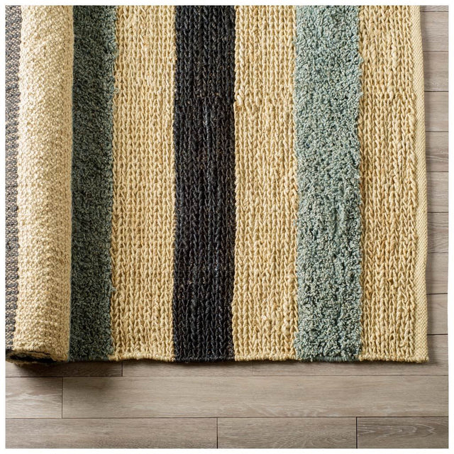 Dolman Multicolor 8x10 Jute Hand Woven Rug - Ornate Home