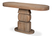 Dolmen Brown Stacked Console Table - Ornate Home