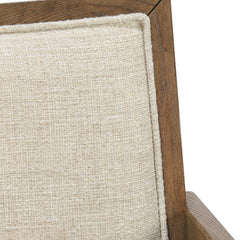Dolton Beige/Natural Dining Arm Chair - Ornate Home