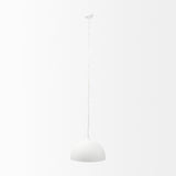 Doma White 24" Round Dome Pendant Light - Ornate Home