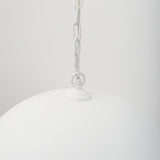 Doma White 24" Round Dome Pendant Light - Ornate Home