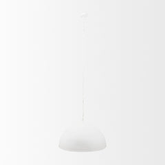 Doma White 36" Round Dome Pendant Light - Ornate Home