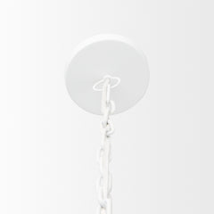 Doma White 36" Round Dome Pendant Light - Ornate Home