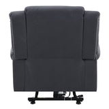 Domana Dark Blue Power Recliner - Ornate Home