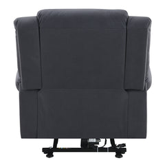 Domana Dark Blue Power Recliner - Ornate Home