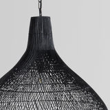 Dome Black 40" Ceiling Light