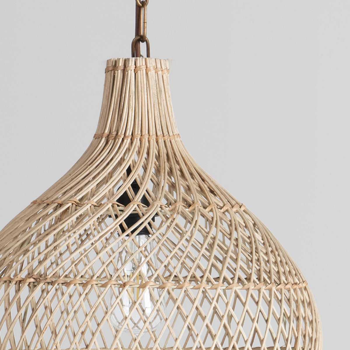 Dome Natural 16" Ceiling Light