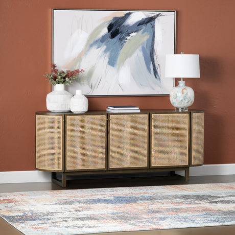 Domingo Brown/Tan Sideboard - Ornate Home