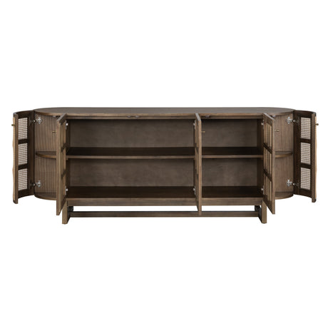 Domingo Brown/Tan Sideboard - Ornate Home