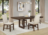 Domingo Espresso/Neutral Dining Set - Ornate Home