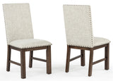 Domingo Neutral/Espresso Dining Side Chair (Set of 2) - Ornate Home
