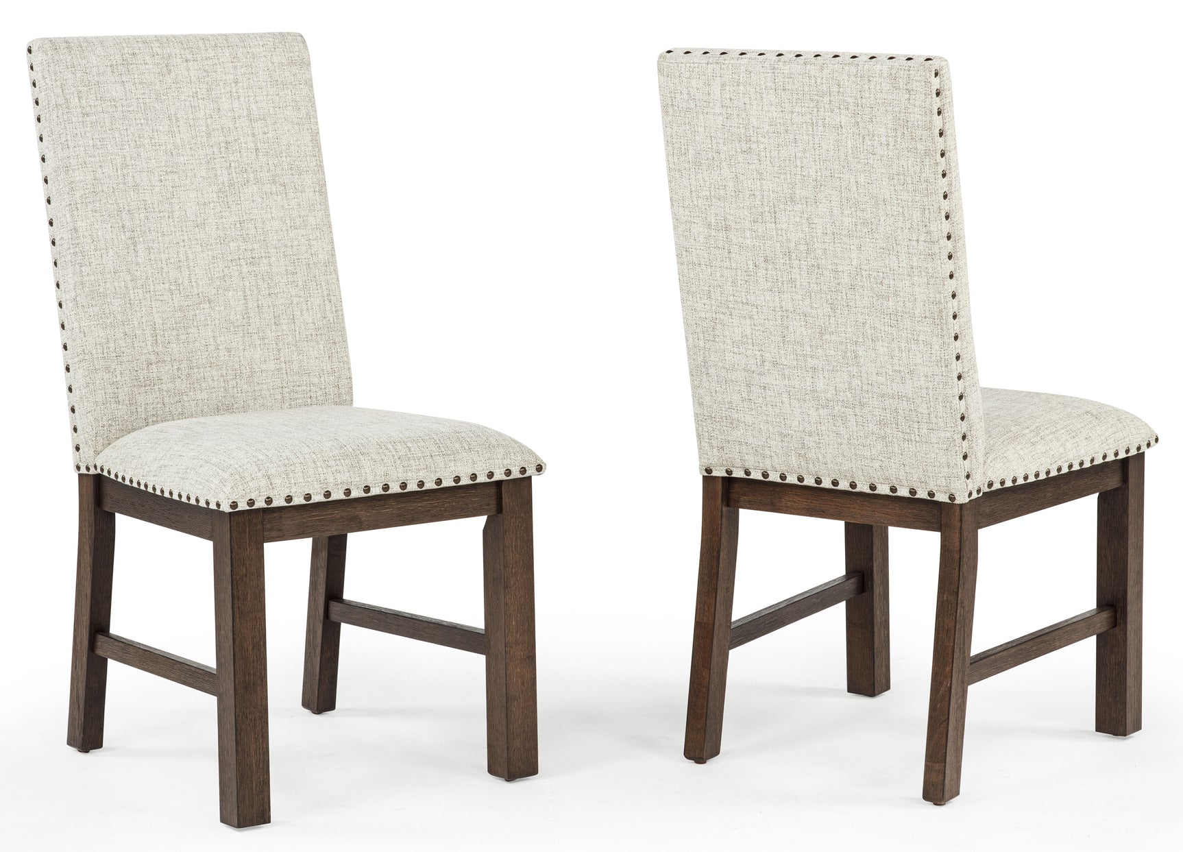 Domingo Neutral/Espresso Dining Side Chair (Set of 2) - Ornate Home