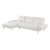 Dominic Beige 2-Piece Sectional with Left Chaise and Dual-position Backs - Ornate Home