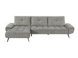 Dominic Dove Gray 2-Piece Sectional with Left Chaise and Dual-position Backs - Ornate Home