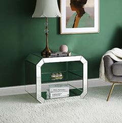 Dominic Mirrored Accent Table - Ornate Home