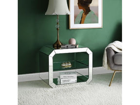Dominic Mirrored Accent Table - Ornate Home