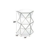 Dominic Mirrored Pedestal - Ornate Home