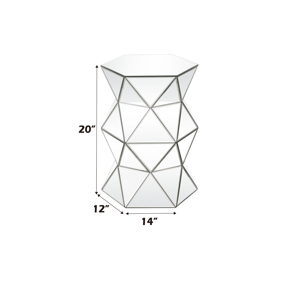 Dominic Mirrored Pedestal - Ornate Home