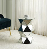 Dominic Mirrored Pedestal - Ornate Home