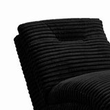 Dominick II Masis Black Chaise - Ornate Home
