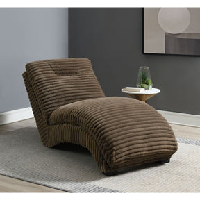 Dominick II Masis Cocoa Chaise - Ornate Home