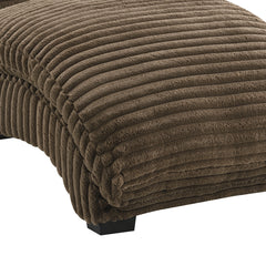 Dominick II Masis Cocoa Chaise - Ornate Home