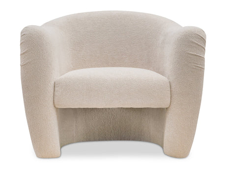 Domino Beige Accent Chair - Ornate Home