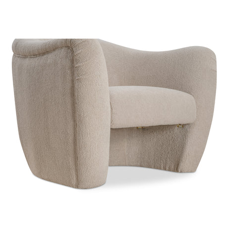Domino Beige Accent Chair - Ornate Home