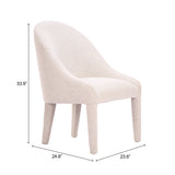 Domo Ivory Dining Chair
