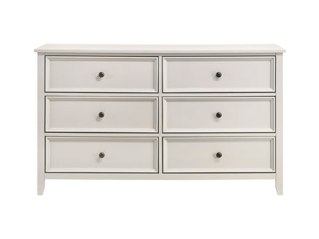 Donahue White Dresser - Ornate Home