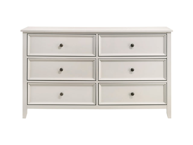 Donahue White Dresser - Ornate Home