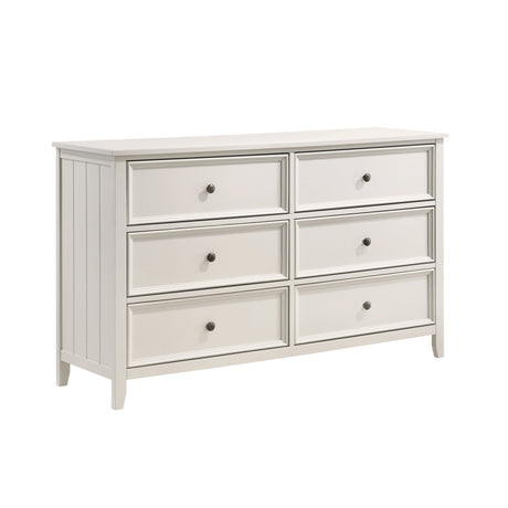 Donahue White Dresser - Ornate Home