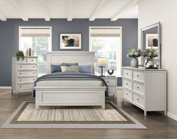Donahue White Nightstand - Ornate Home