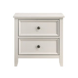 Donahue White Nightstand - Ornate Home