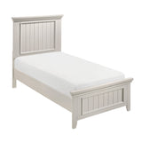 Donahue White Twin Bed - Ornate Home