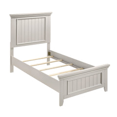Donahue White Twin Bed - Ornate Home